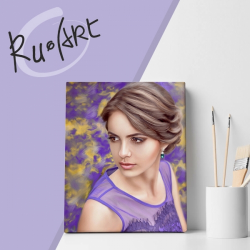 Сайт студии Ru-Art - изготовление портретов по фотографиям на заказ